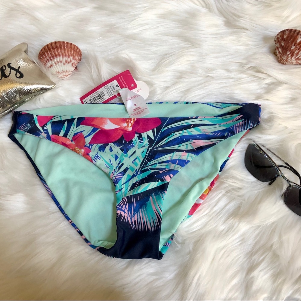 Sale 🧨 
Vibrant Tropical Print Bikini Bottoms.